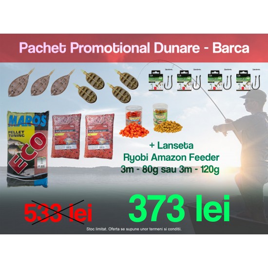 Pachet Promotional Pescuit la Dunare - Barca